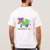 psychedelische Kuh T-Shirt (Rückseite)