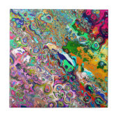 Psychedelische Kunst Fliese (Vorderseite)
