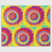 Psychedelische Kunst Geschenkpapier (Flach)