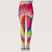 Psychedelische Kunst Leggings (Vorderseite)