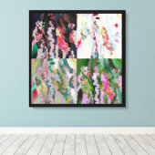 Psychedelische Kunst Leinwand drucken. 4 Ursprüngl (Insitu (Holzboden))