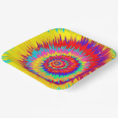 Psychedelische Kunst Pappteller (Gewinkelt)