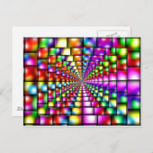 Psychedelische Kunst Postkarte (Vorne/Hinten)