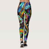 Psychedelische Leggings (Rückseite)