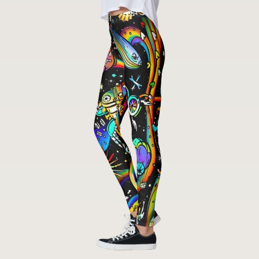 Psychedelische Leggings (Links)