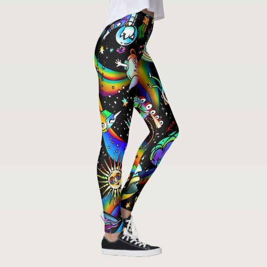 Psychedelische Leggings (Rechts)