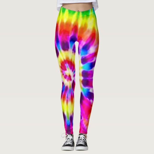 Psychedelische Leggings (Vorderseite)