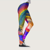 Psychedelische Leggings: Hippie Vibes & Regga Leggings (Rechts)