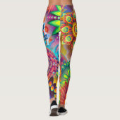 Psychedelische Leggins (Rückseite)