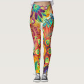 Psychedelische Leggins (Vorderseite)