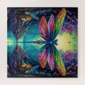 Psychedelische Libelle #1 Puzzle (Horizontal)