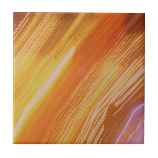 Psychedelische Lichtfarben Fliese (Vorderseite)