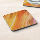 Psychedelische Lichtfarben Getränkeuntersetzer (Linke Seite)