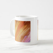Psychedelische Lichtfarben Kaffeetasse (Vorderseite Links)
