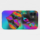 Psychedelische Liebe Case-Mate iPhone Hülle (Rückseite (Horizontal))