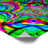 Psychedelische Liebe Poster (Ecke)