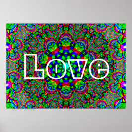 Psychedelische Liebe Poster