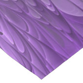 Psychedelische Lila Blume Abstraktes Fraktal Kunst Kurzer Tischläufer (Ecke)