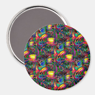 Psychedelische Lilien... Magnet