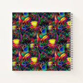 Psychedelische Lilien...... Notizblock (Rückseite)
