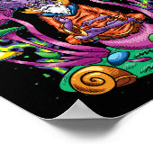 Psychedelische Meditation Poster (Ecke)