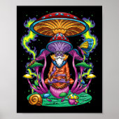 Psychedelische Meditation Poster (Vorne)