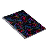 Psychedelische Meeresschildkröte: Boho Ocean Notizblock (Rechte Seite)