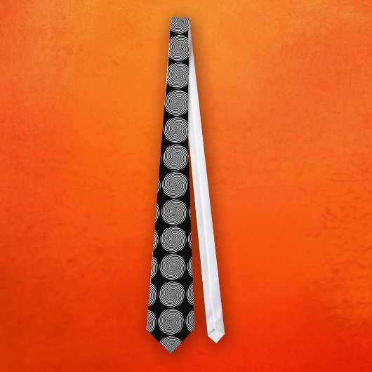 Psychedelische Mode Hypnosis Spiral Krawatte