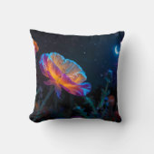 Psychedelische Mohnblüte Kissen (Vorderseite)