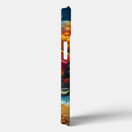 Psychedelische Motorrad-Dreamscape Case-Mate iPhone Hülle (Rückseite / Rechts)