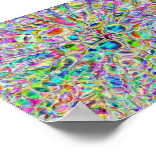 Psychedelische Muscheln Poster (Ecke)