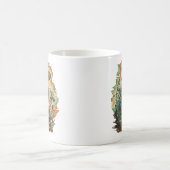 Psychedelische Mushroom Fantasy Art Kaffeetasse (Mittel)