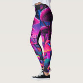Psychedelische Mushroom-Leggings - Trippy Nebel Leggings (Links)