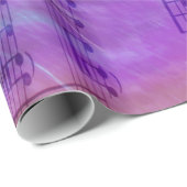 Psychedelische musikalische Anmerkungen Geschenkpapier (Rolleneckpunkt)