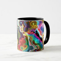 Psychedelische Muster-Tasse