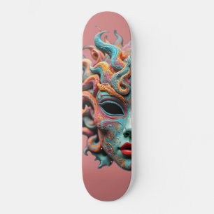 Psychedelische Mythologie-Kunst-T-Shirt Skateboard