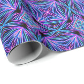 Psychedelische Neon-Abstract-Explosion Geschenkpapier (Rolleneckpunkt)