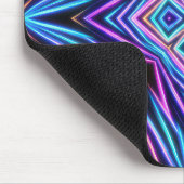 Psychedelische Neon-Abstract-Explosion Mousepad (Ecke)