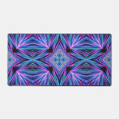 Psychedelische Neon-Abstract-Explosion Schreibtischunterlage (Vorderseite)