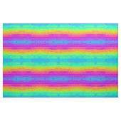Psychedelische Neonregenbogen-Imitat Bois Stoff (Fat Quarter (45,7 x 55,9 cm))