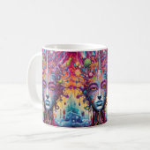 Psychedelische Neurowissenschaften Kaffeetasse (Vorderseite Links)