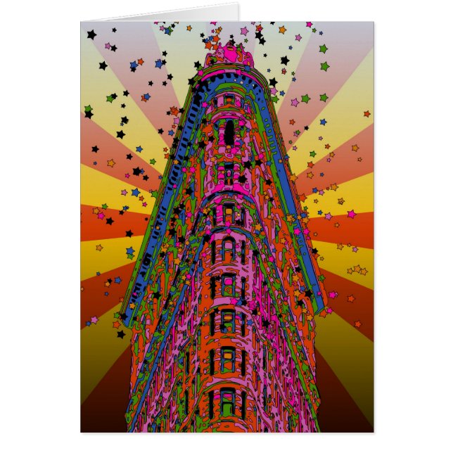 Psychedelische NYC - Spitze des Flatiron Gebäude (Vorne)