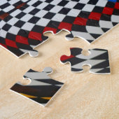 Psychedelische optische Illusion Puzzle (Seite)