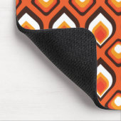 Psychedelische Orange Mousepad (Ecke)