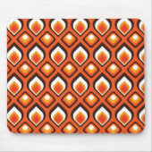 Psychedelische Orange Mousepad (Vorne)
