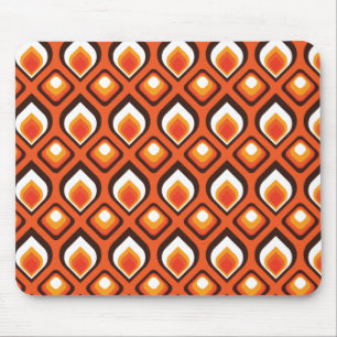 Psychedelische Orange Mousepad
