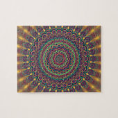 Psychedelische ovale Mandala Puzzle (Horizontal)