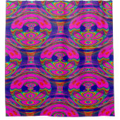 Psychedelische Owls...... Duschvorhang (Vorderseite)