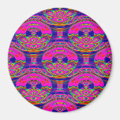 Psychedelische Owls....... Magnet (Vorne)