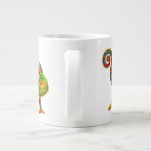 Psychedelische Panther Chameleon Jumbo-Tasse (Rückseite)